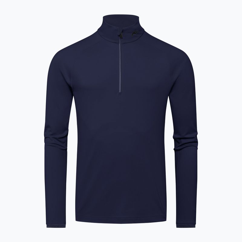 Pánska lyžiarska mikina KJUS Feel Midlayer Half Zip deep space