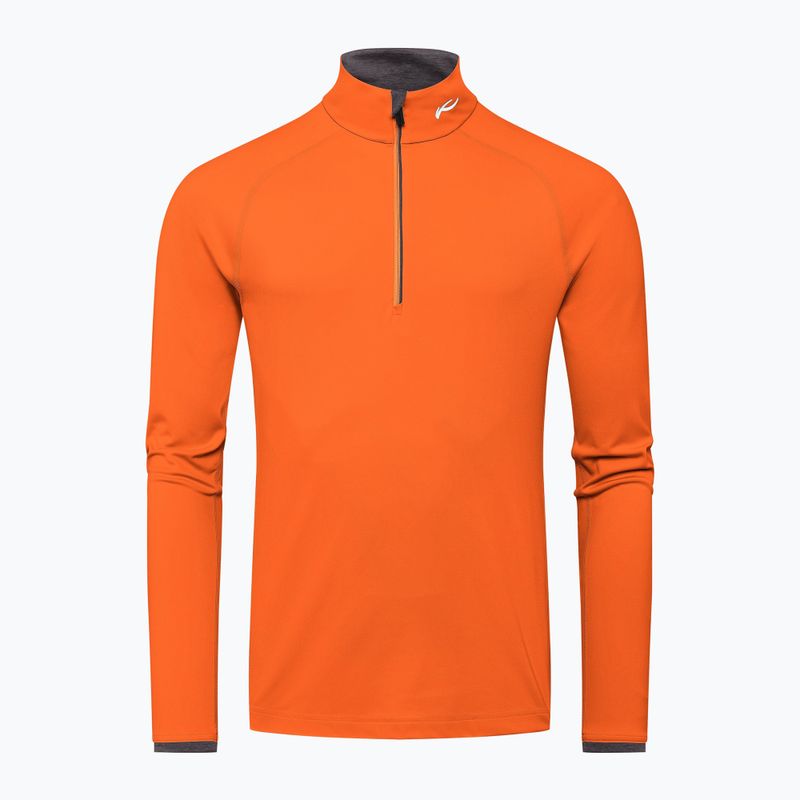 Pánska lyžiarska mikina KJUS Feel Midlayer Half Zip kjus orange
