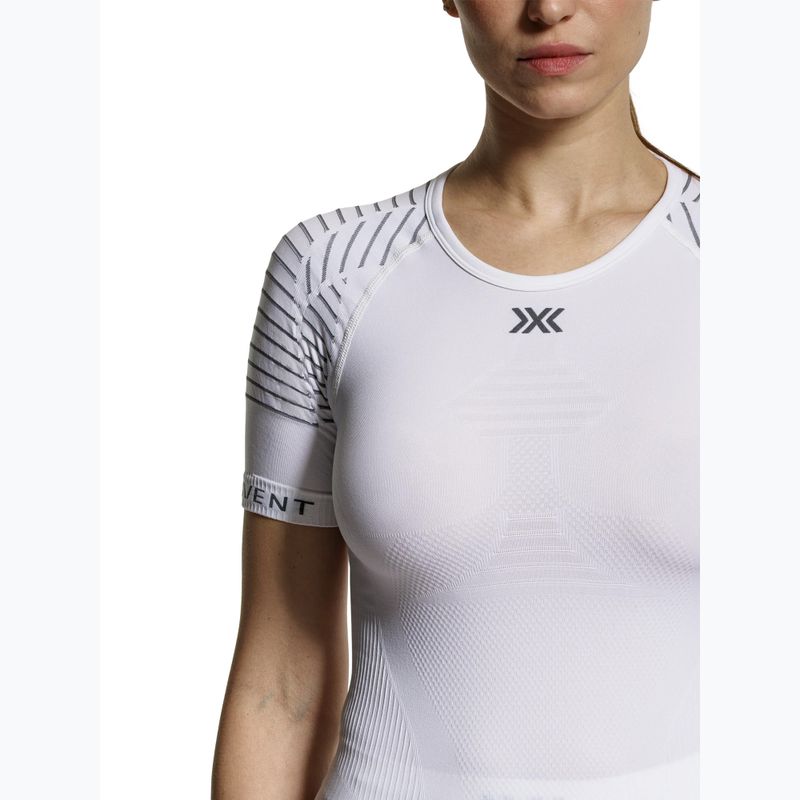 Dámske termo tričko X-Bionic Invent 4.0 Lt Shirt Arctic White/Dolomite Grey 3
