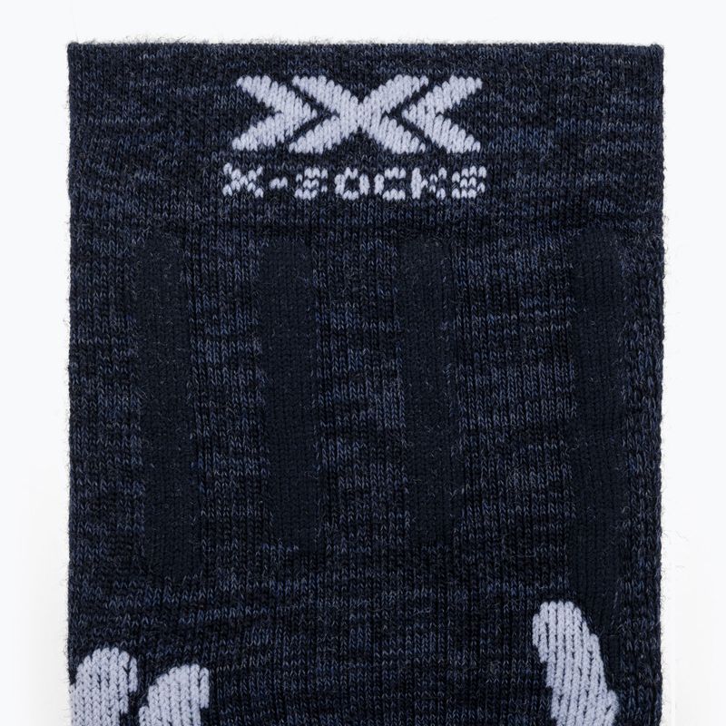 Dámske ponožky X-Socks Trek X Merino midnight blue/arctic white 3