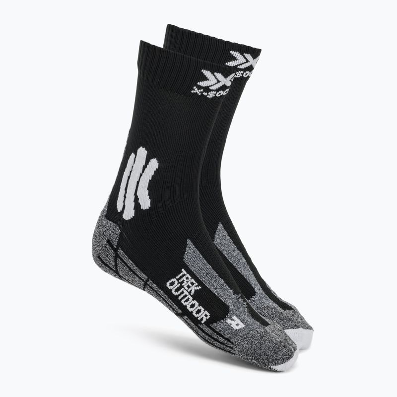 Ponožky X-Socks Trek Outdoor black/grey melange