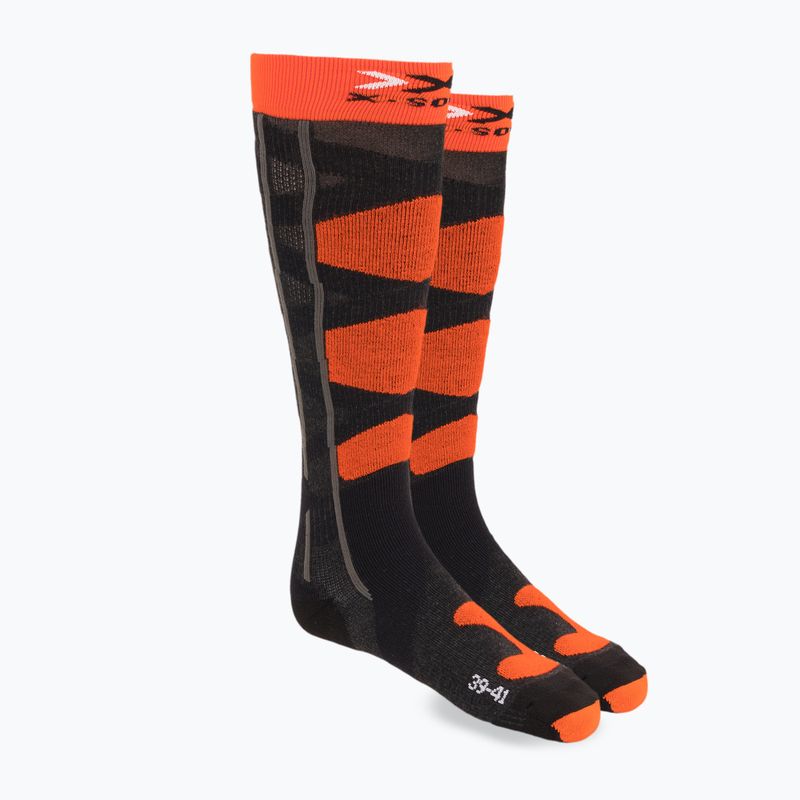 Lyžiarske ponožky X-Socks Ski Control 4.0 black/orange XSSSKCW19U