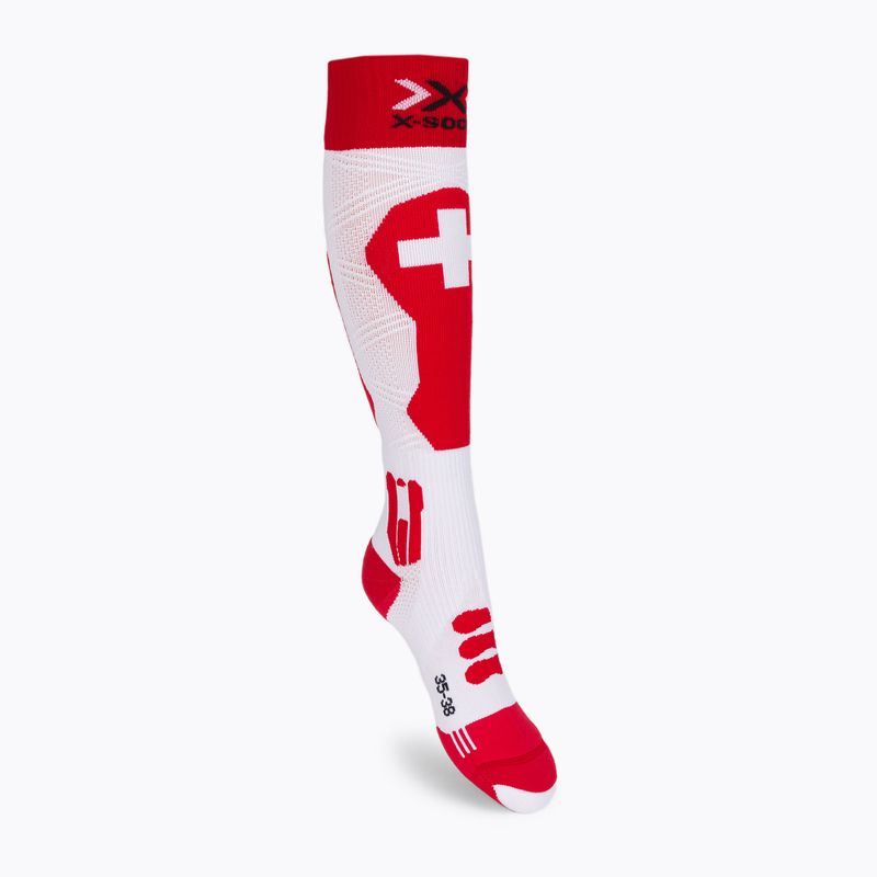 Ponožky X-Socks Ski Patriot 4.0 Switzerland white XSSS43W19U