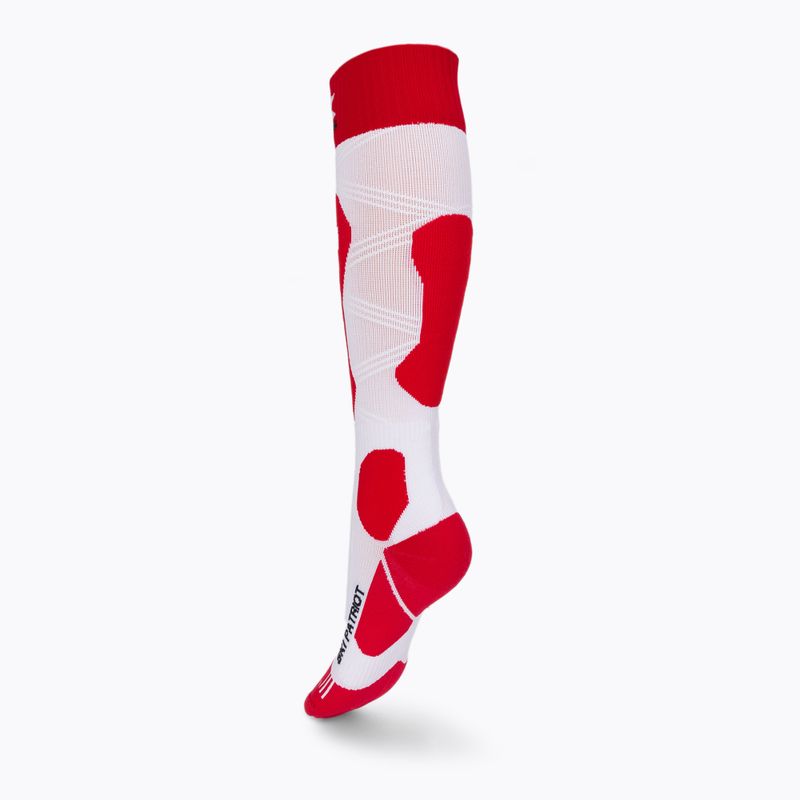 Ponožky X-Socks Ski Patriot 4.0 Switzerland white XSSS43W19U 2