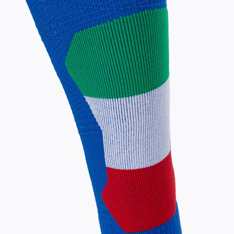 Lyžiarske ponožky X-Socks Ski Patriot 4.0 Italy blue XSSS45W19U 4