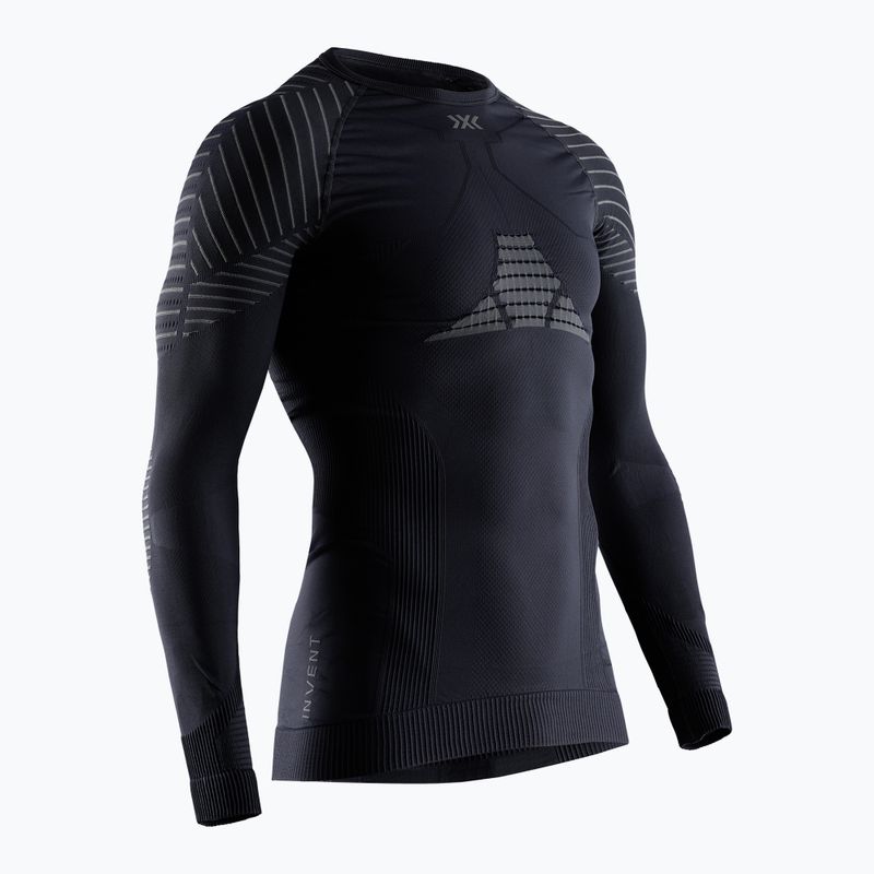 Pánska termoakčná mikina X-Bionic Invent 4.0 LS black/charcoal 5