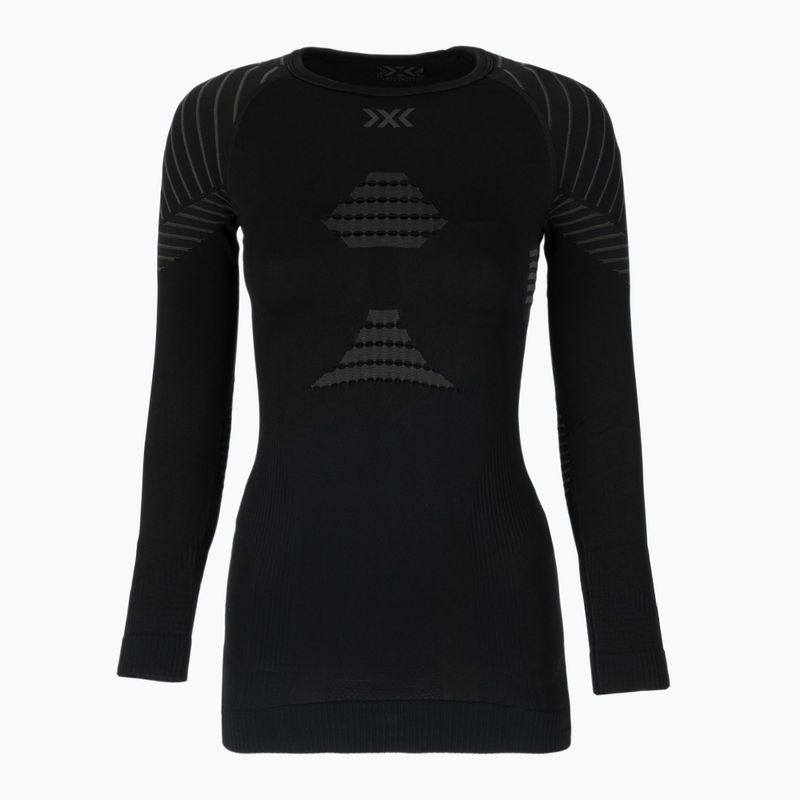 Dámska termoakčná mikina X-Bionic Invent 4.0 LS black/charcoal