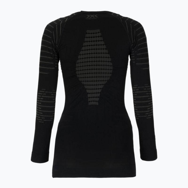 Dámska termoakčná mikina X-Bionic Invent 4.0 LS black/charcoal 2