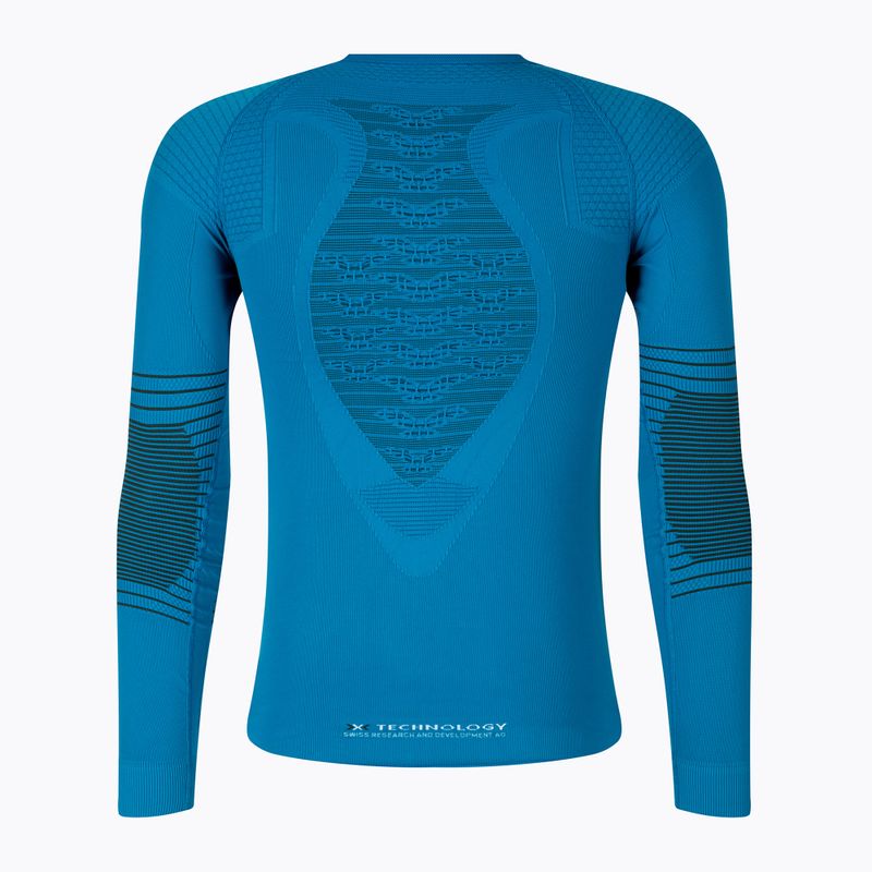 Termoaktívna pánska mikina X-Bionic Energizer 4.0 teal blue/anthracite 2
