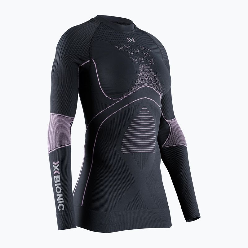 Dámska termoakčná mikina X-Bionic Energy Accumulator 4.0 charcoal/magnolia