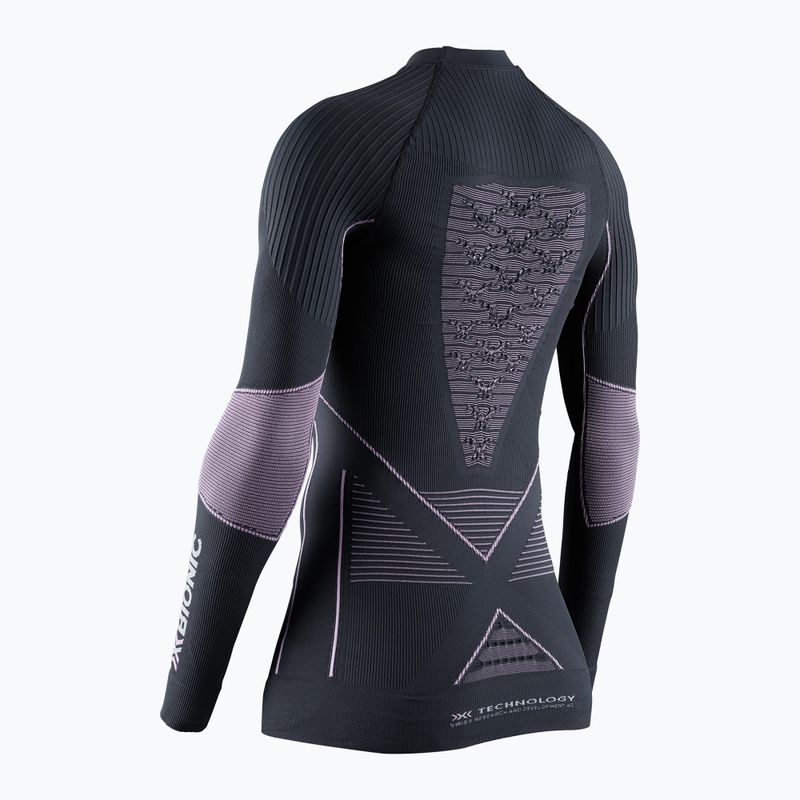 Dámsky termoaktívny longsleeve X-Bionic Energy Accumulator 4.0 charcoal/magnolia 2