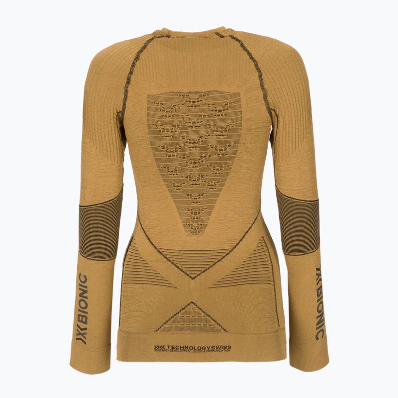 Dámska termoaktívna mikina X-Bionic Radiactor 4.0 gold/black 2
