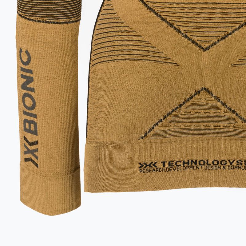 Dámska termoaktívna mikina X-Bionic Radiactor 4.0 gold/black 5