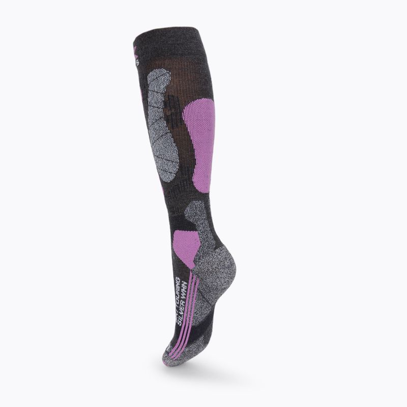 Dámske lyžiarske ponožky X-Socks Ski Touring Silver 4.0 grey XSWS47W19W 2