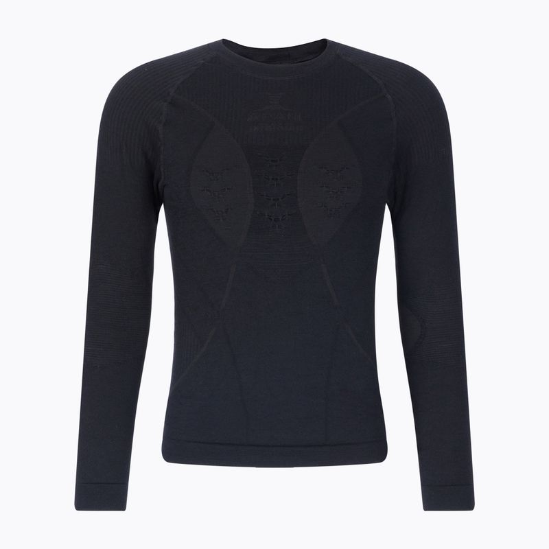 Termoaktívna pánska mikina X-Bionic Apani 4.0 Merino black/black