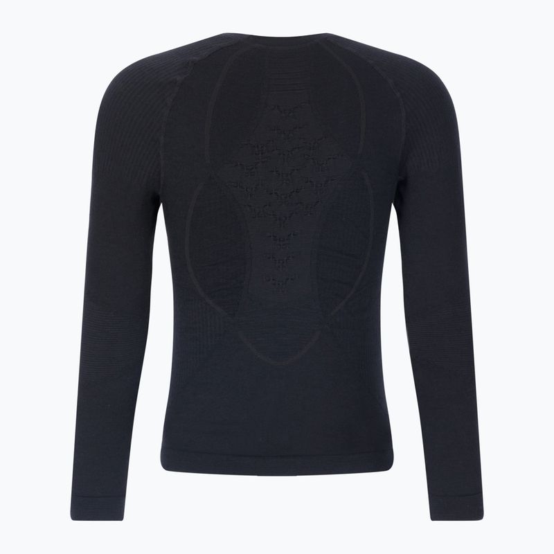 Termoaktívna pánska mikina X-Bionic Apani 4.0 Merino black/black 2