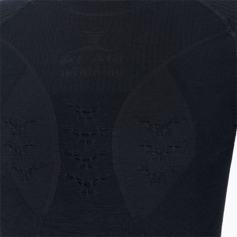 Termoaktívna pánska mikina X-Bionic Apani 4.0 Merino black/black 3