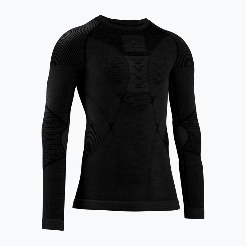 Termoaktívna pánska mikina X-Bionic Apani 4.0 Merino black/black 5