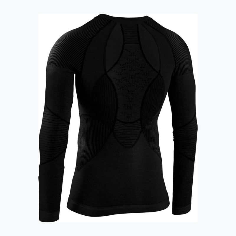 Termoaktívna pánska mikina X-Bionic Apani 4.0 Merino black/black 6