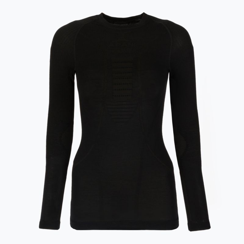 Dámska termoakčná mikina X-Bionic Apani 4.0 Merino black/black