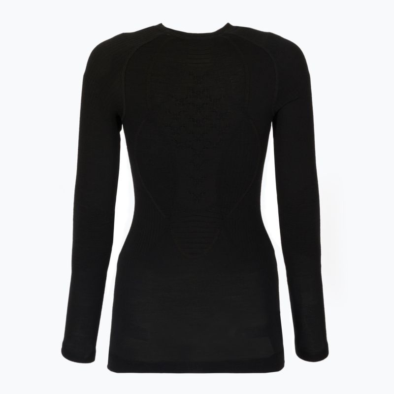 Dámska termoakčná mikina X-Bionic Apani 4.0 Merino black/black 2