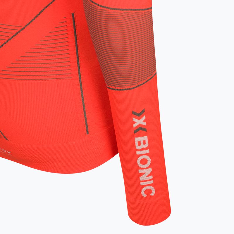 Pánska termoakčná mikina X-Bionic Energy Accumulator 4.0 sunset orange/anthracite 3