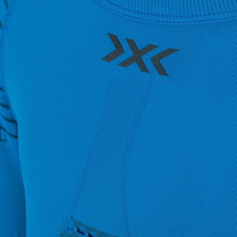 Detská termoakčná mikina X-Bionic Invent 4.0 LS teal blue/anthracite 3