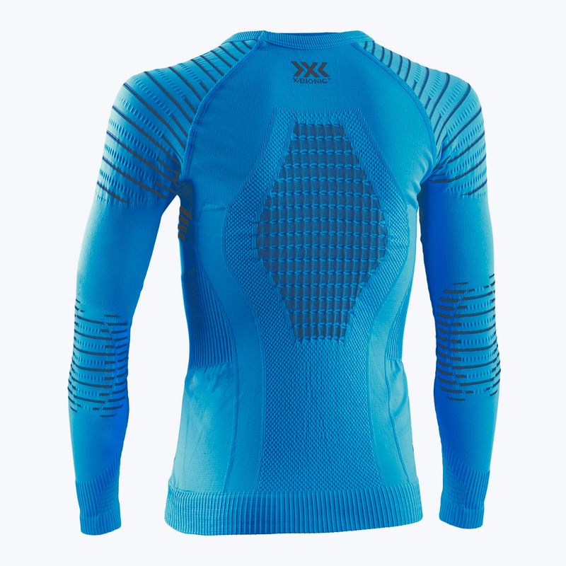 Detská termoakčná mikina X-Bionic Invent 4.0 LS teal blue/anthracite 7