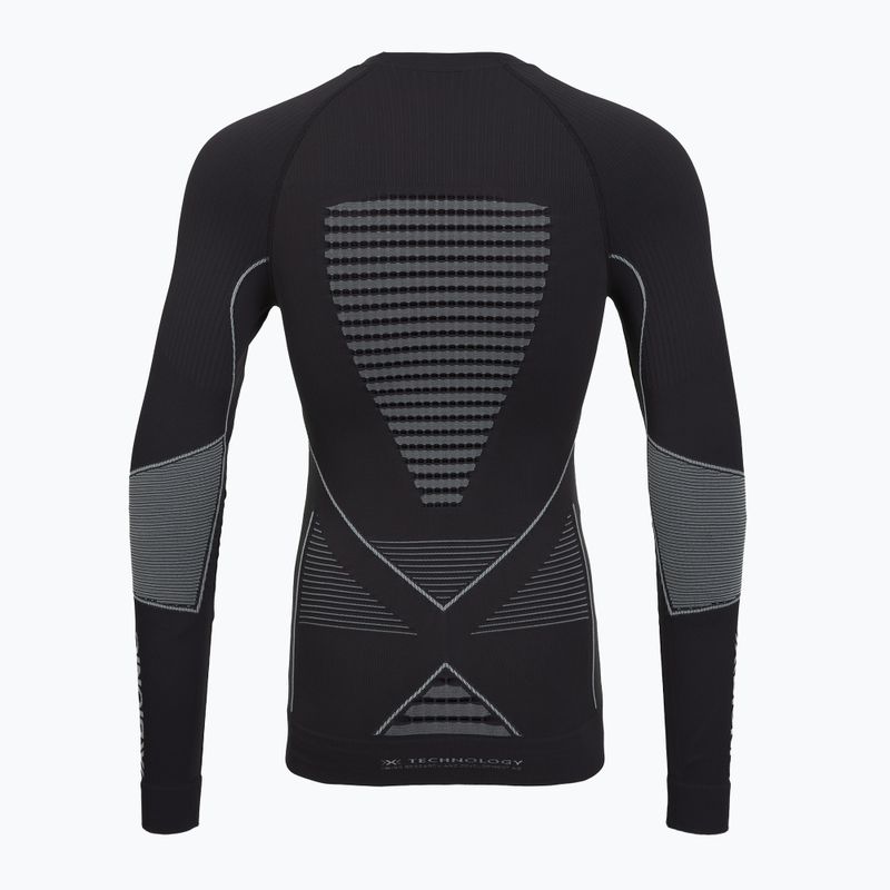 Pánska termoakčná mikina X-Bionic Energy Accumulator Origins charcoal/pearl grey 2
