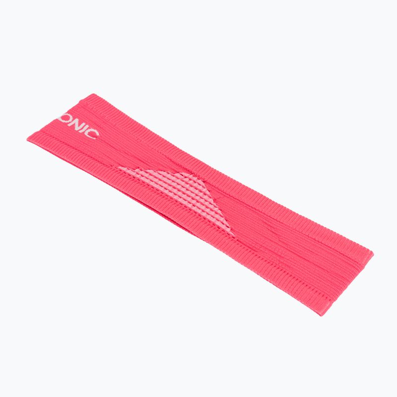 Termočelenka X-Bionic Headband 4.0 flamingo pink/arctic white 2
