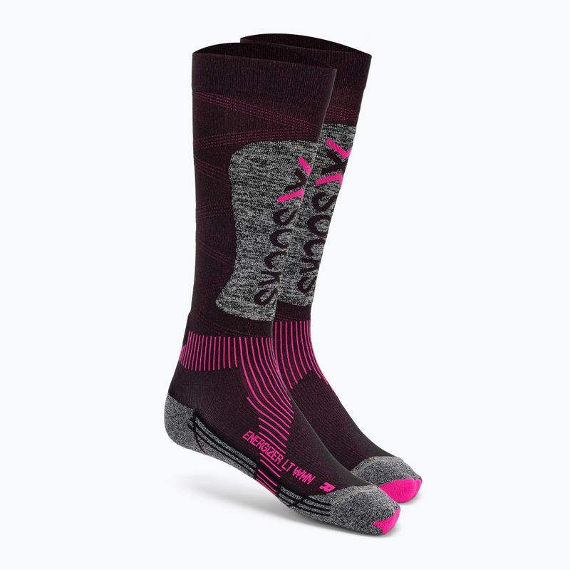 Dámske lyžiarske ponožky X-Socks Ski Energizer Lt 4.0 black XSSSNGW20W