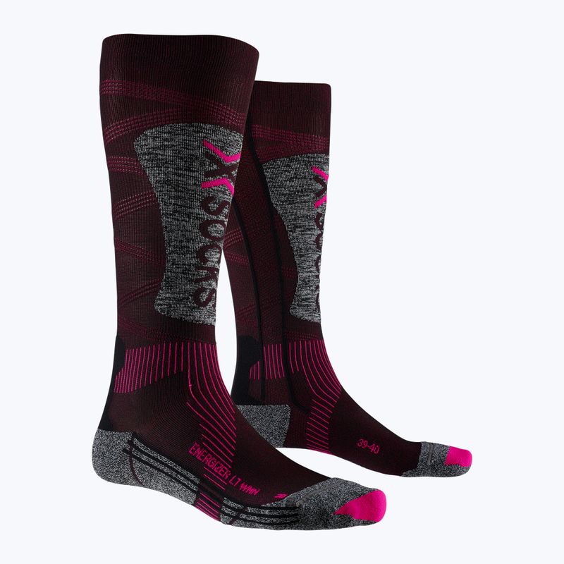 Dámske lyžiarske ponožky X-Socks Ski Energizer Lt 4.0 black XSSSNGW20W 5