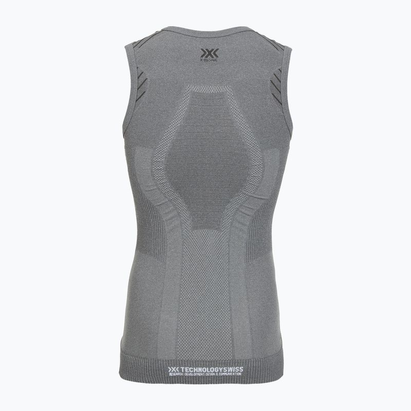 Pánske termo tričko X-Bionic Invent 4.0 Lt Singlet Grey Melange/Anthracite 2