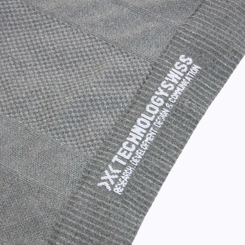 Pánske termo tričko X-Bionic Invent 4.0 Lt Singlet Grey Melange/Anthracite 4