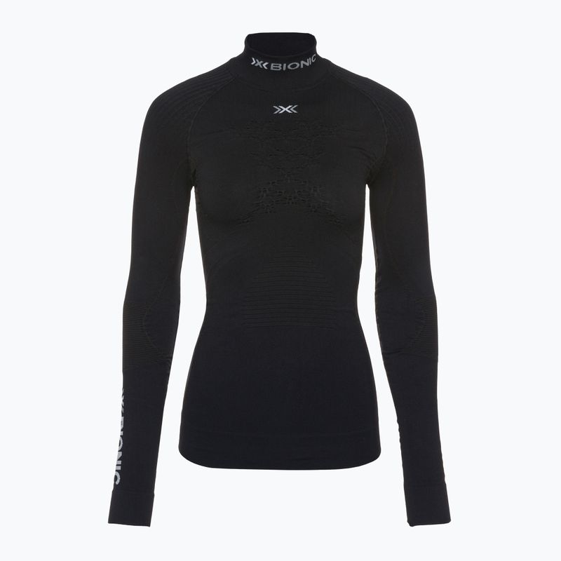 Dámska termo mikina X-Bionic Energy Accumulator 4.0 Turtle Neck opálová čierna/arktická biela 3