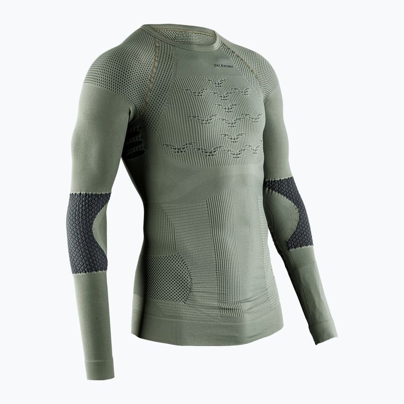 Pánska termoakčná mikina X-Bionic X-Plorer Energizer 4.0 Shirt Lg Sl olive green/anthracite