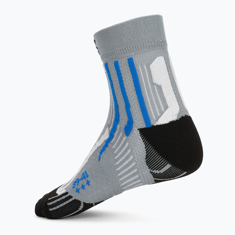 Pánske bežecké ponožky X-Socks Run Speed Two 4.0 pearl grey/invent blue 2