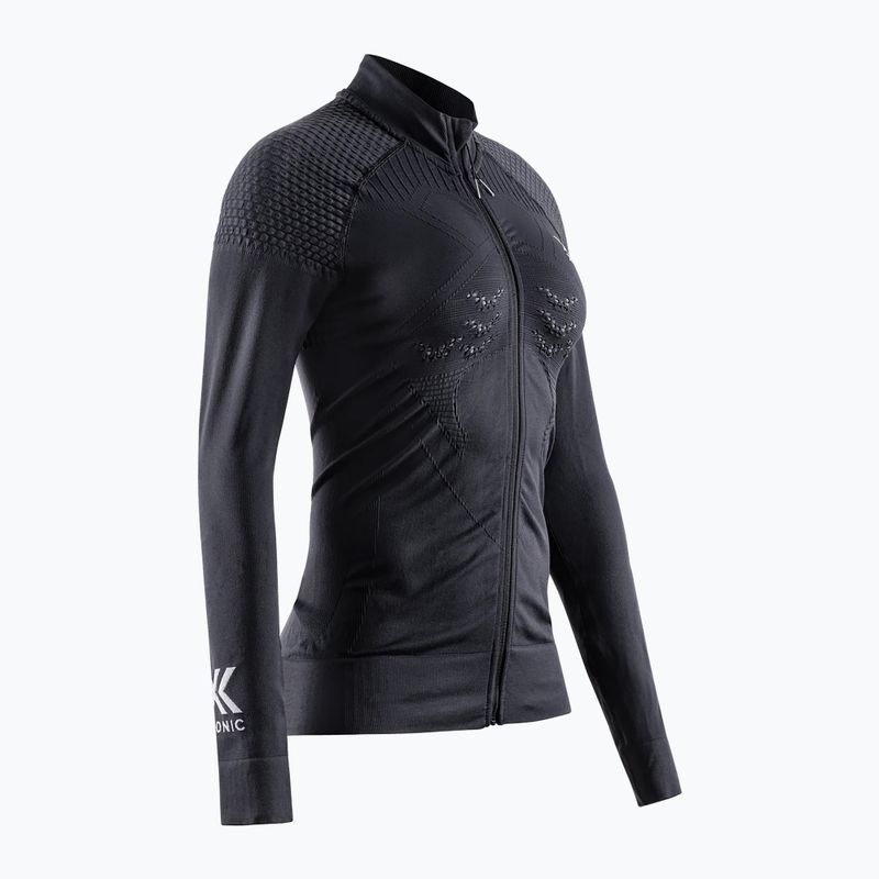 Dámska termo mikina X-Bionic Energizer 4.0 Transmission Layer Full Zip opálová čierna/arktická biela 2