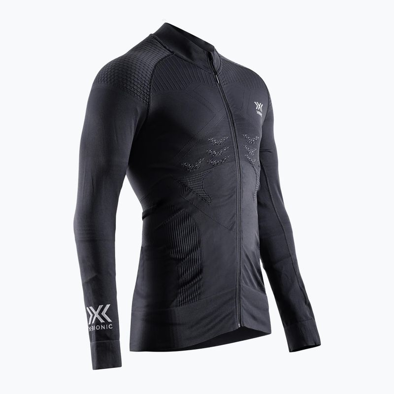 Pánska termo mikina X-Bionic Energizer 4.0 Transmission Layer Full Zip opal black/arctic white