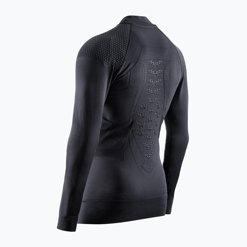 Pánska termo mikina X-Bionic Energizer 4.0 Transmission Layer Full Zip opal black/arctic white 2
