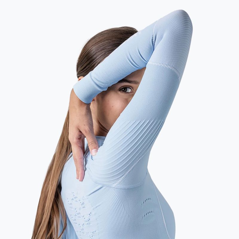 Dámska termo mikina X-Bionic Energy Accumulator 4.0 ice blue/arctic white 6