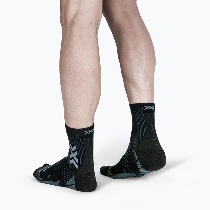 Ponožky X-Socks Hike Perform Natural Ankle anthracite/turquoise 4