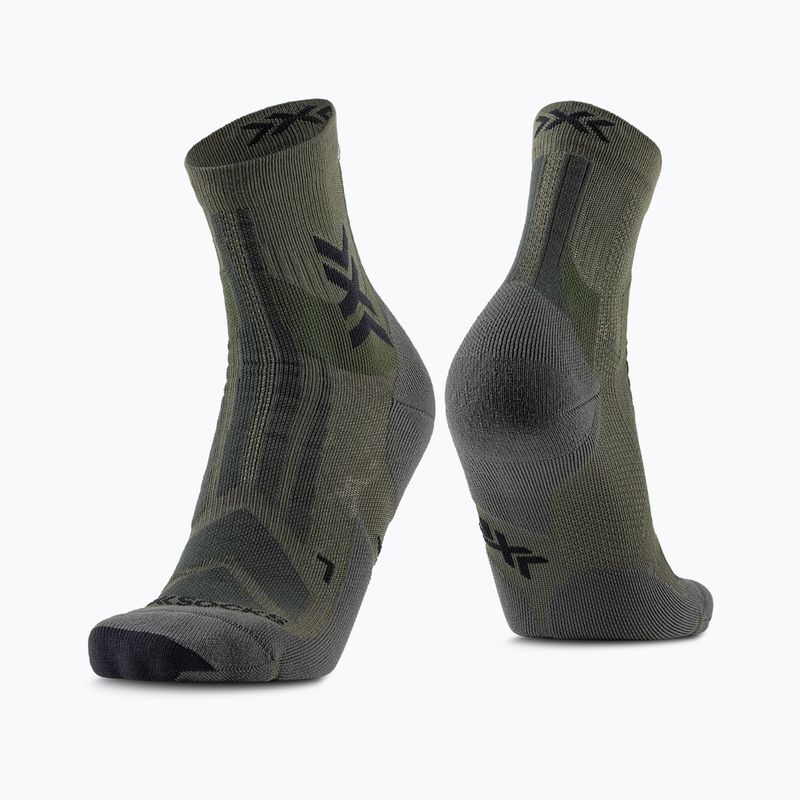 Ponožky X-Socks Hike Discover Ankle dark sage/black