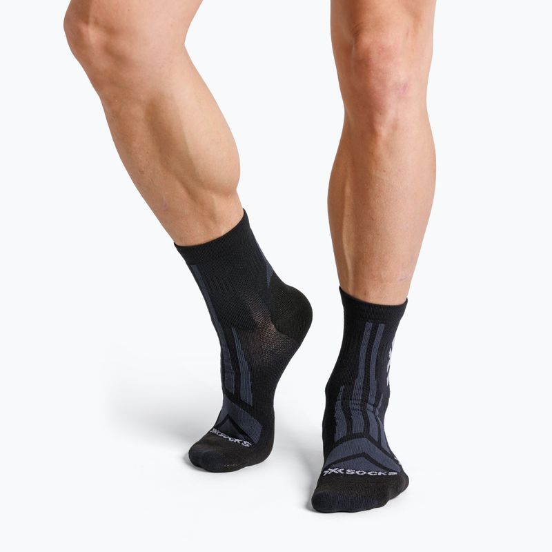 Ponožky X-Socks Hike Discover Ankle black/charcoal 3