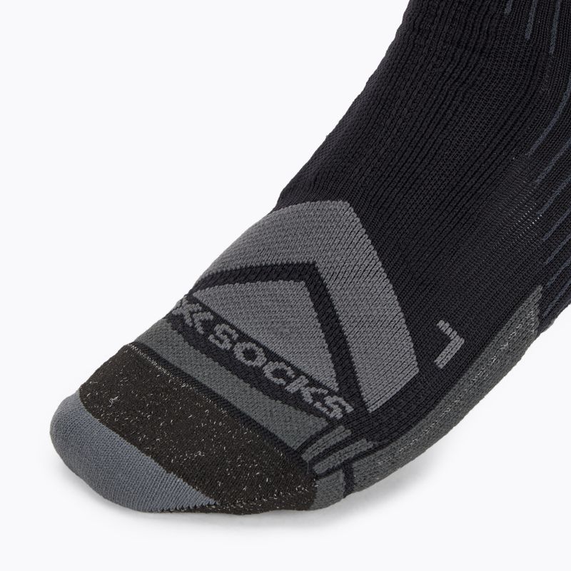 Trekové ponožky X-Sock Hike Expert Silver Crew black/charcoal 3