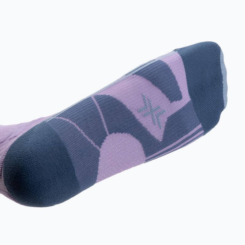 Dámske bežecké ponožky X-Socks Trailrun Discover Crew orchid/sunset blue 4