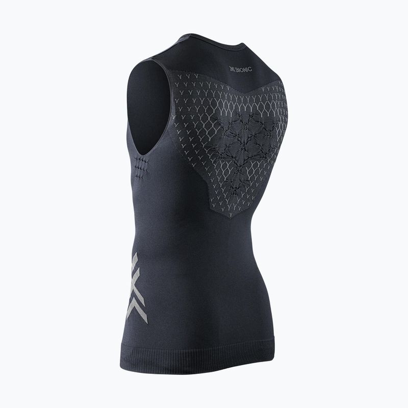 Pánska bežecká tričko X-Bionic Twyce Run Singlet black/charcoal 2