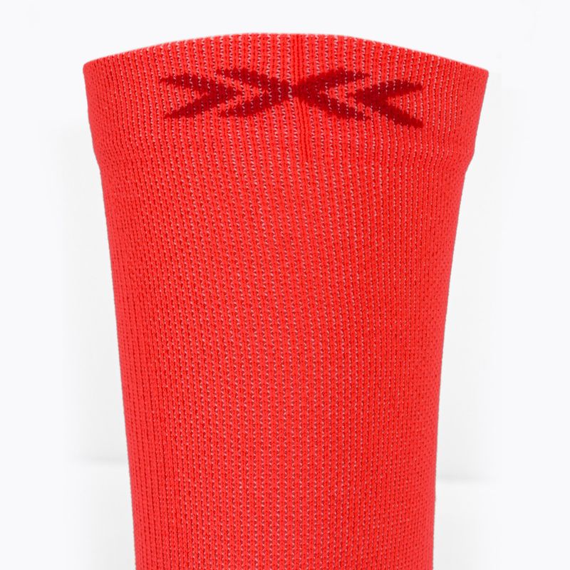 Pánske ponožky X-Socks Trailrun Perform Crew fluo red/namib red 3