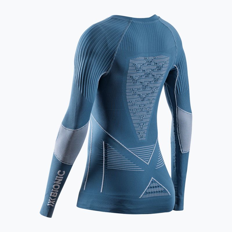 Dámsky termoaktívny longsleeve X-Bionic Energy Accumulator 4.0 mineral blue/arctic white 2