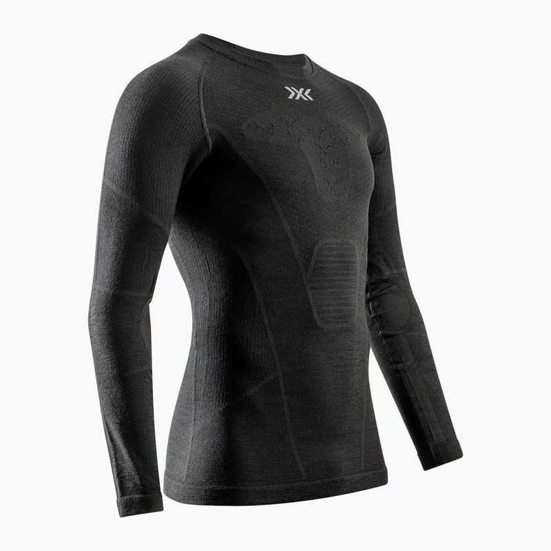 Pánska termoaktívna mikina X-Bionic Symbio Merino Shirt opal black